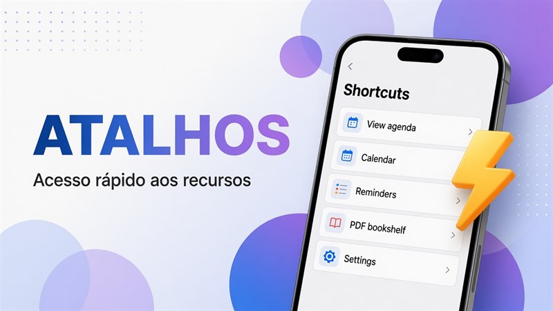 Como usar o painel de atalhos (Shortcuts) no DicaNote